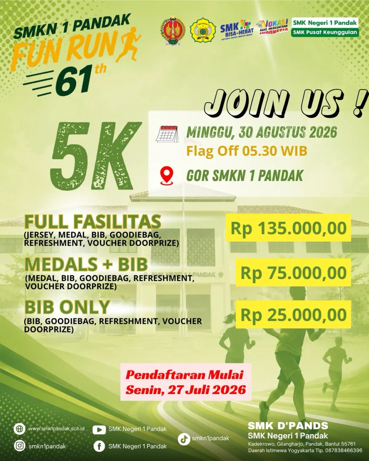 SMKN 1 Pandak Fun Run 2026