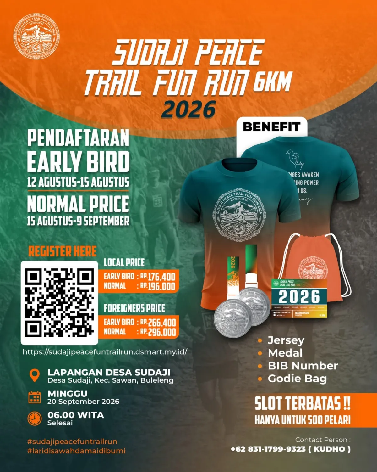 Sudaji Peace Trail Fun Run 2026 - Kabupaten Buleleng