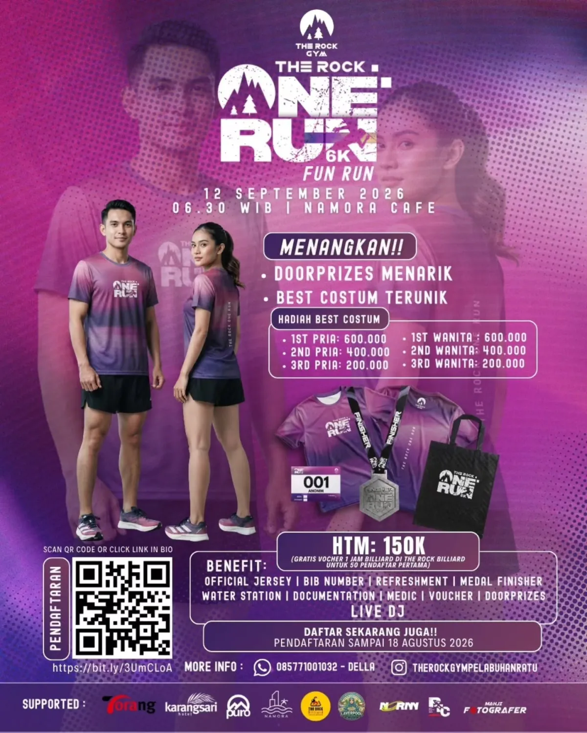 The Rock One Run 2026 - Kabupaten Sukabumi