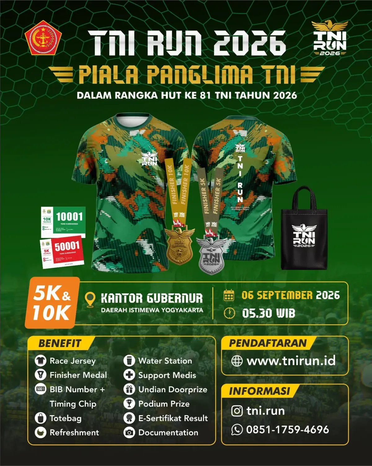 TNI Run 2026 - Kota Yogyakarta