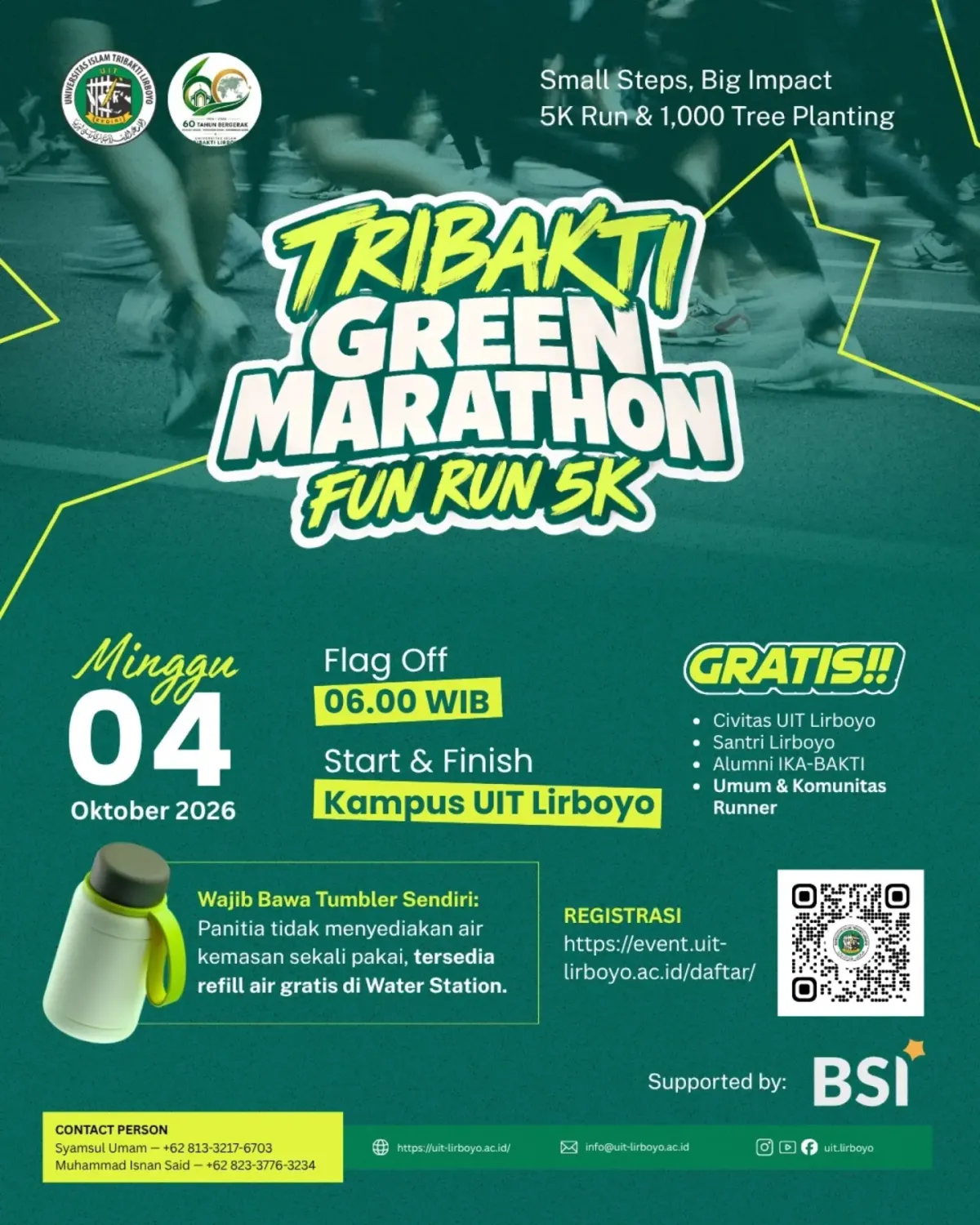 Tribakti Green Marathon - Fun Run 5K