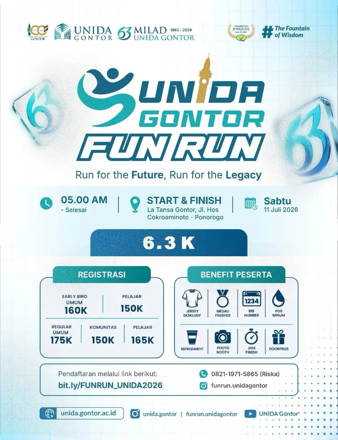 UNIDA Gontor Fun Run 2026