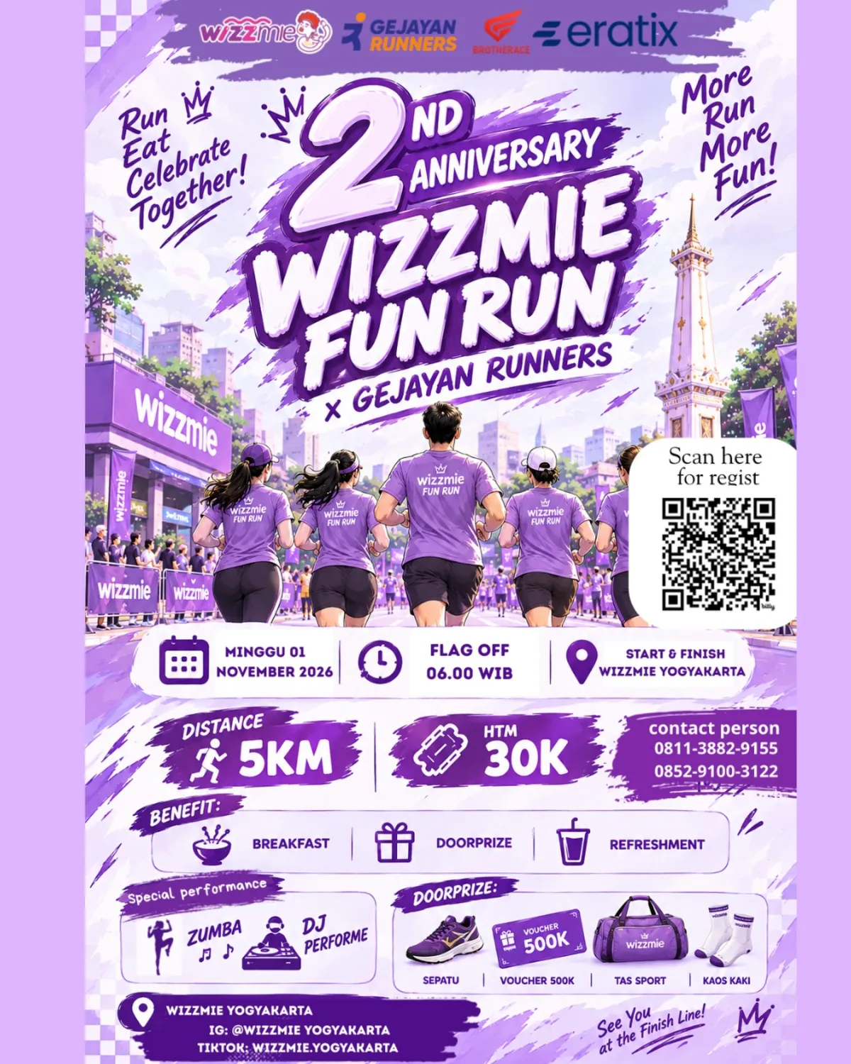 Wizzmie Fun Run x Gejayan Runners